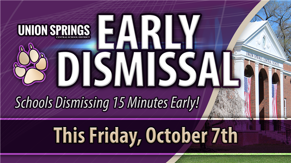 Early Release Drill Scheduled for Oct. 7
